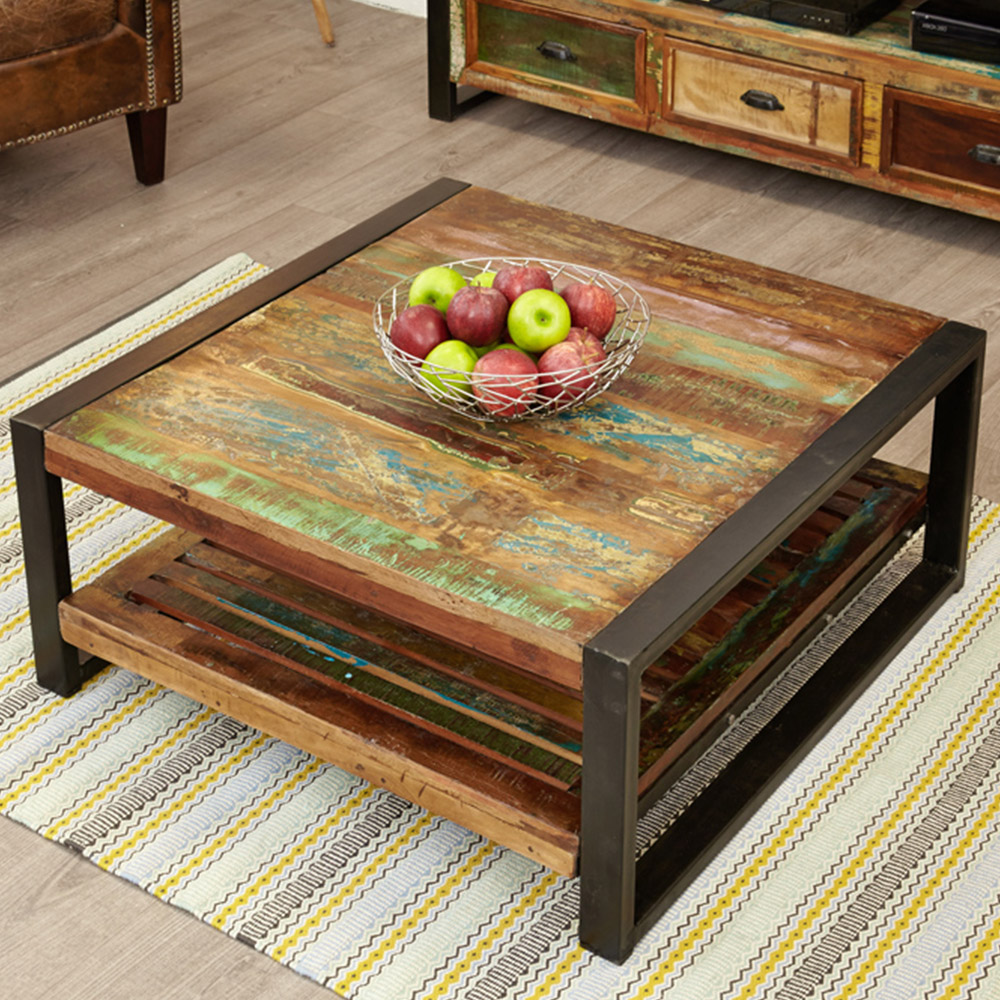 Baumhaus Urban Chic Square Coffee Table Image 4