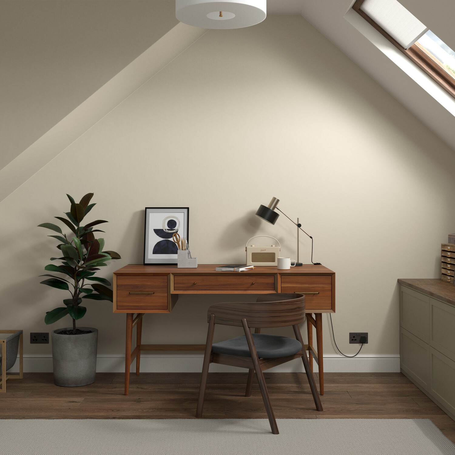 Dulux Heritage Walls and Ceilings Raw Cashmere Velvet Matt Emulsion Paint Tester Image 6