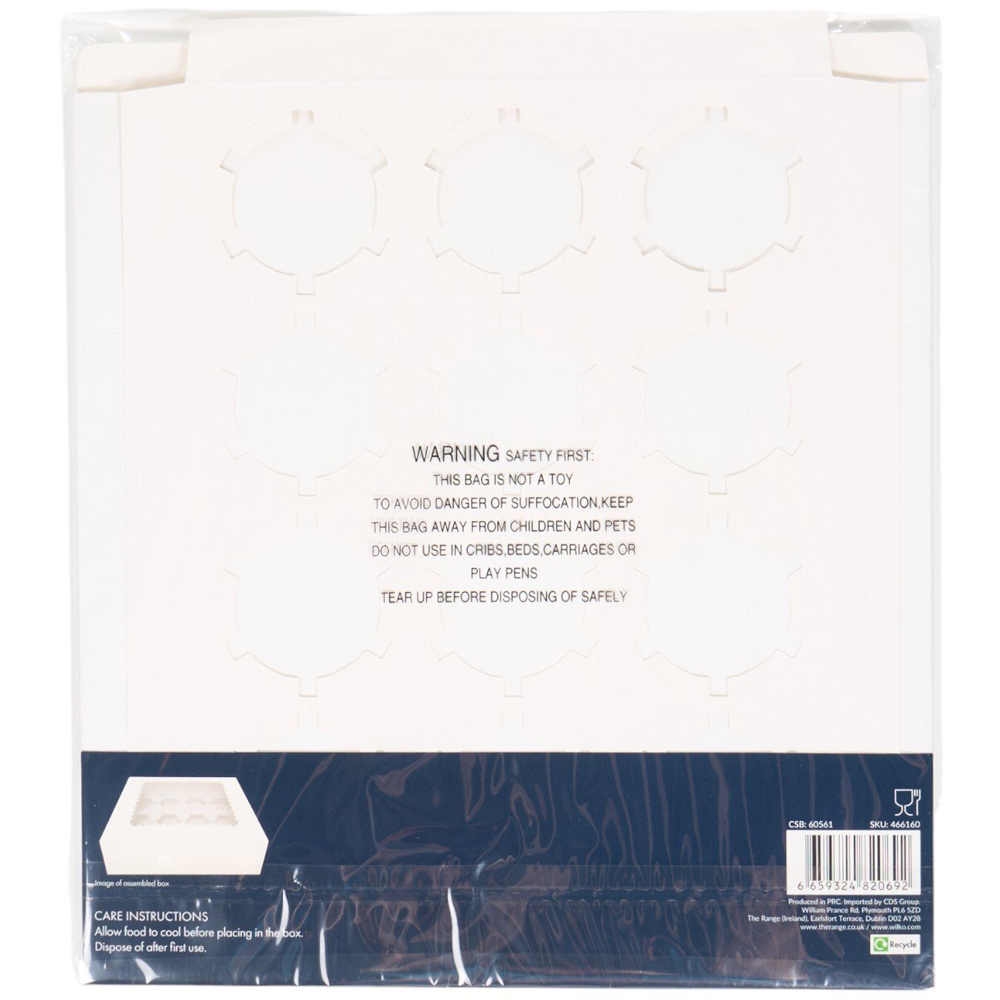 12 Section Cupcake Box White Image 4