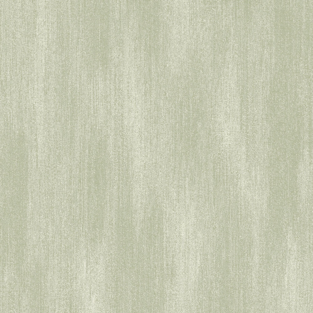 Grandeco Distressed Fabric Effect Plain Sage Green Wallpaper Image 1