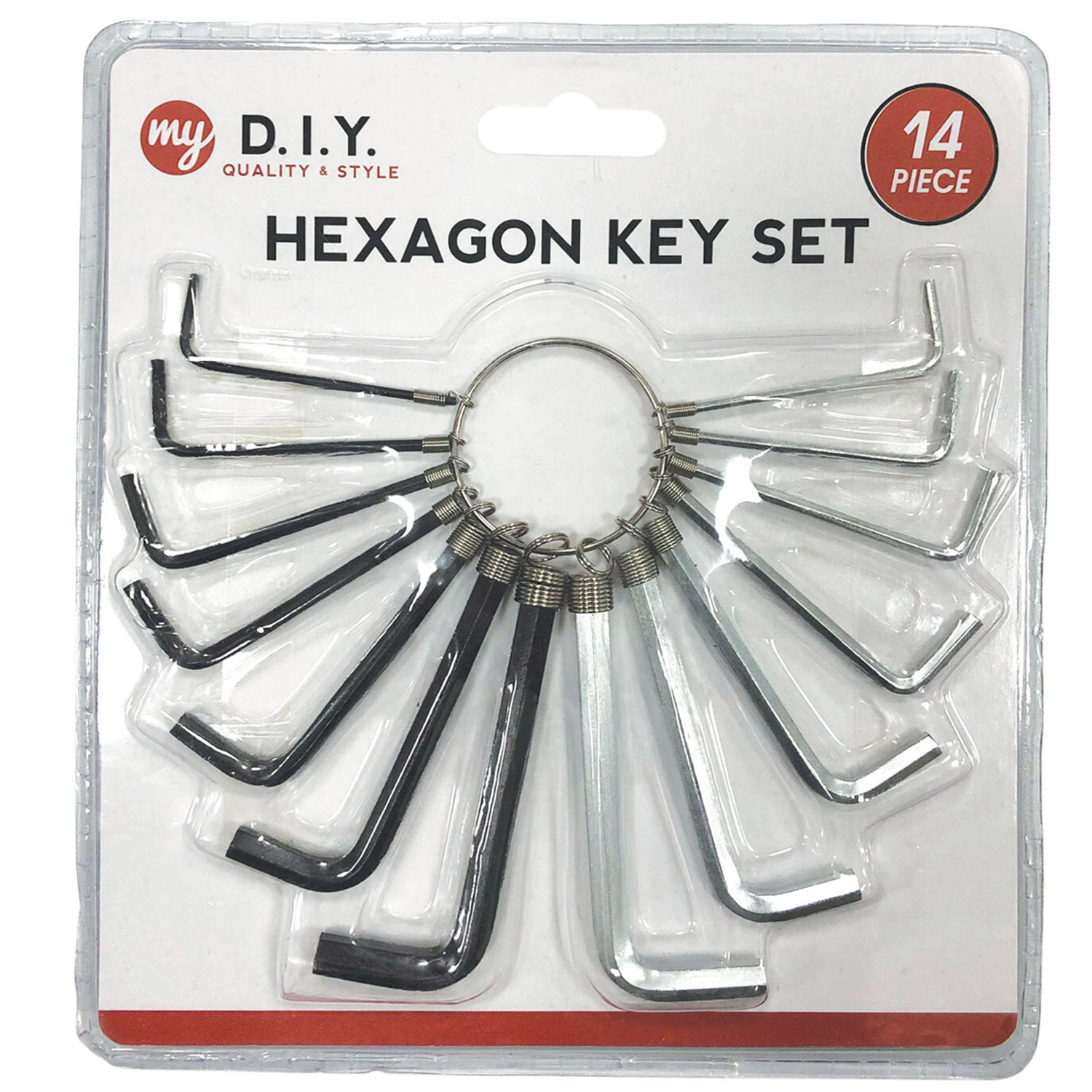 My DIY 14 Piece Hexagon Key Set Image