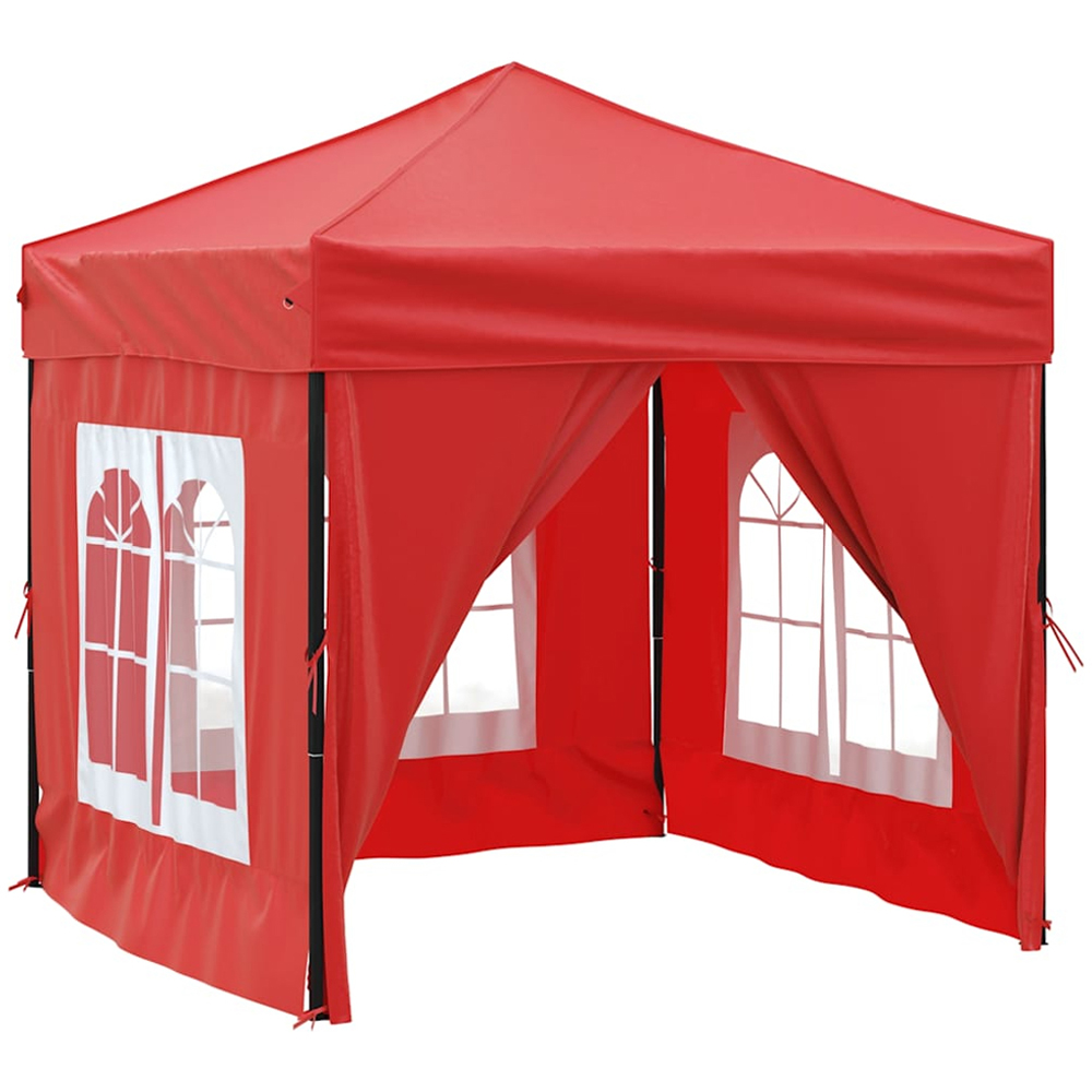 vidaXL 2 x 2m Red Foldable Party Tent Image 2