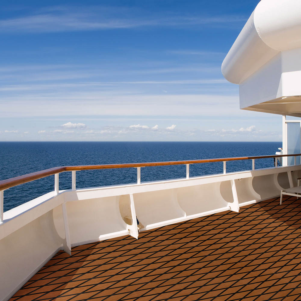 Costway Brown Waterproof Boat Decking Sheet Image 4