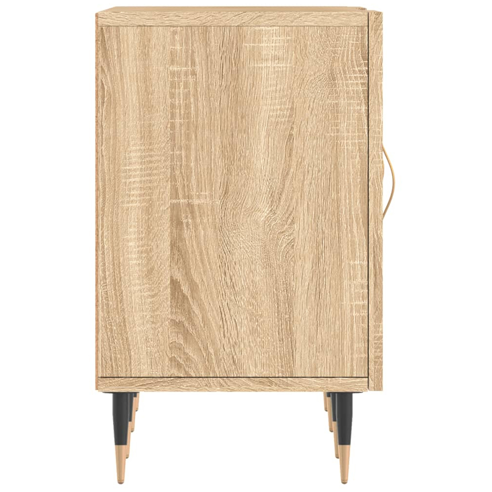 vidaXL 2 Door 2 Shelf Sonoma Oak TV Cabinet Image 7