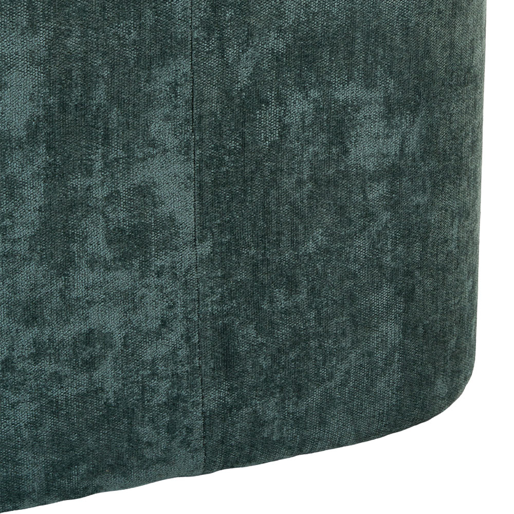 Living and Home Green Chenille Cube Storage Ottoman with Reversible Lid Image 5