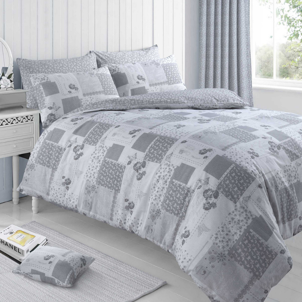 Velosso Maya Single Grey Duvet Set Image 1