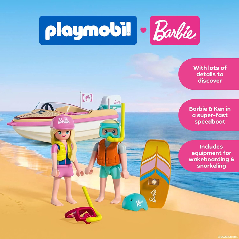 Playmobil Barbie Adventure Boat Play Set 21 Piece Image 6