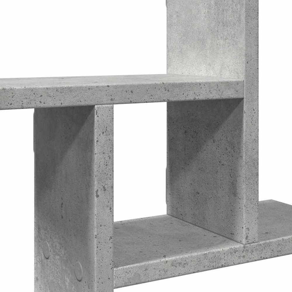 vidaXL 38 x 12 x 38cm Grey Wall Shelf Image 7