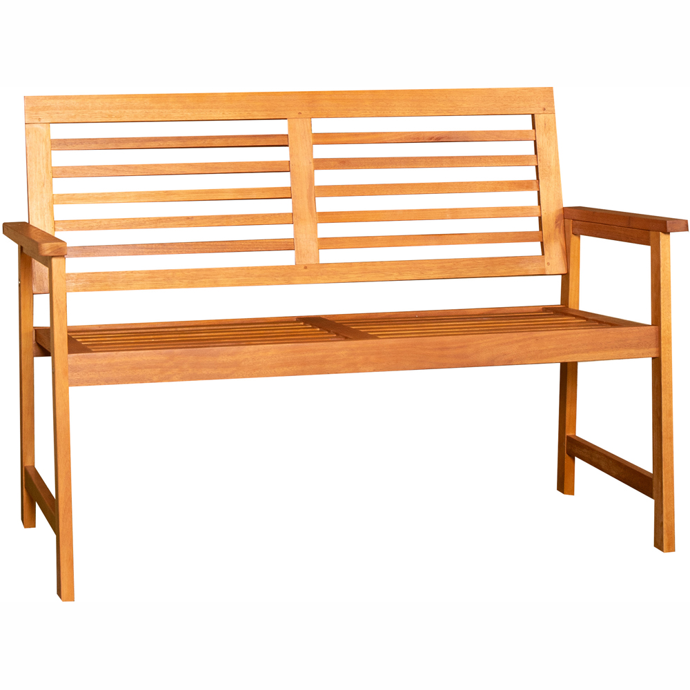 Samuel Alexander Waimea 2 Seater Wooden Garden Bench Image 2