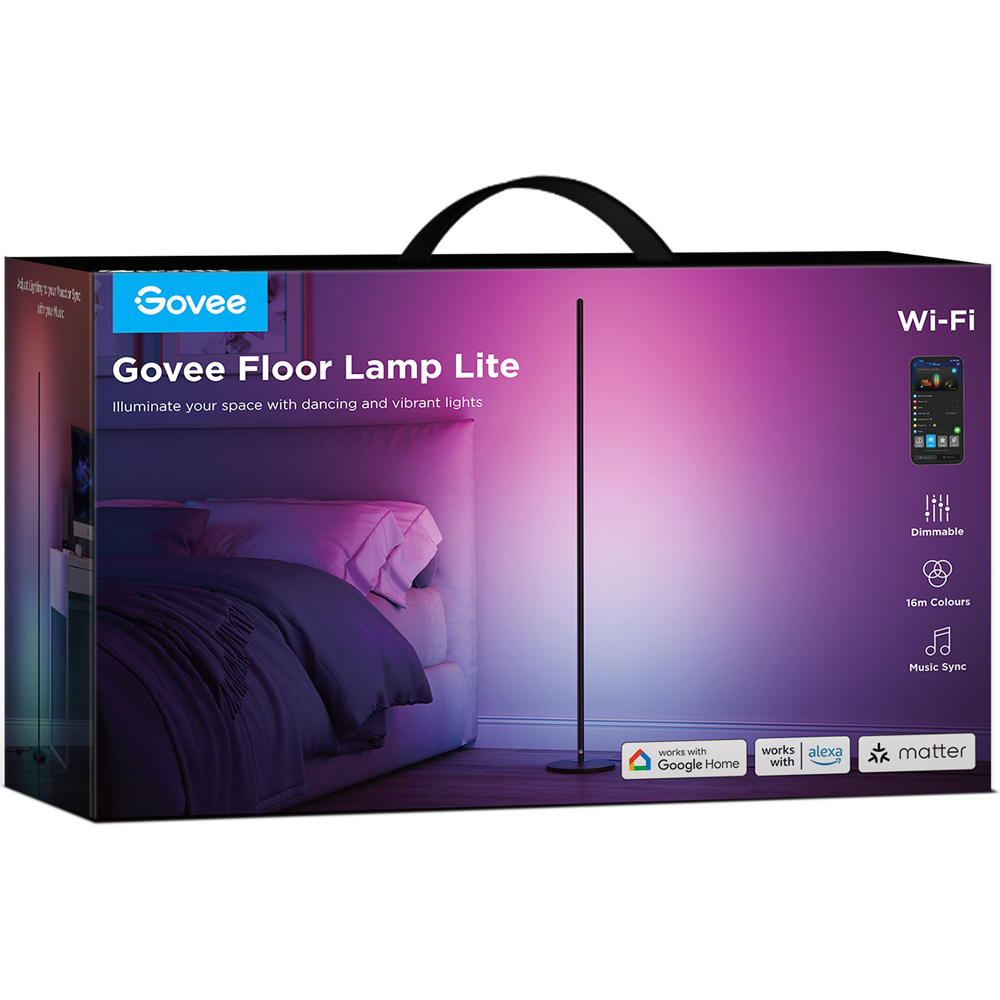 Govee RGBICW Smart LED Corner Floor Lamp Lite Image 2