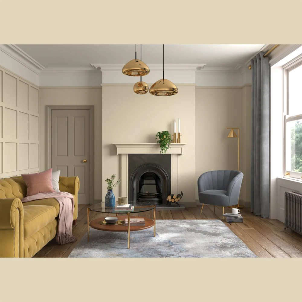 Dulux Heritage Walls and Ceilings Green Marl Velvet Matt Emulsion Paint 5L Image 4