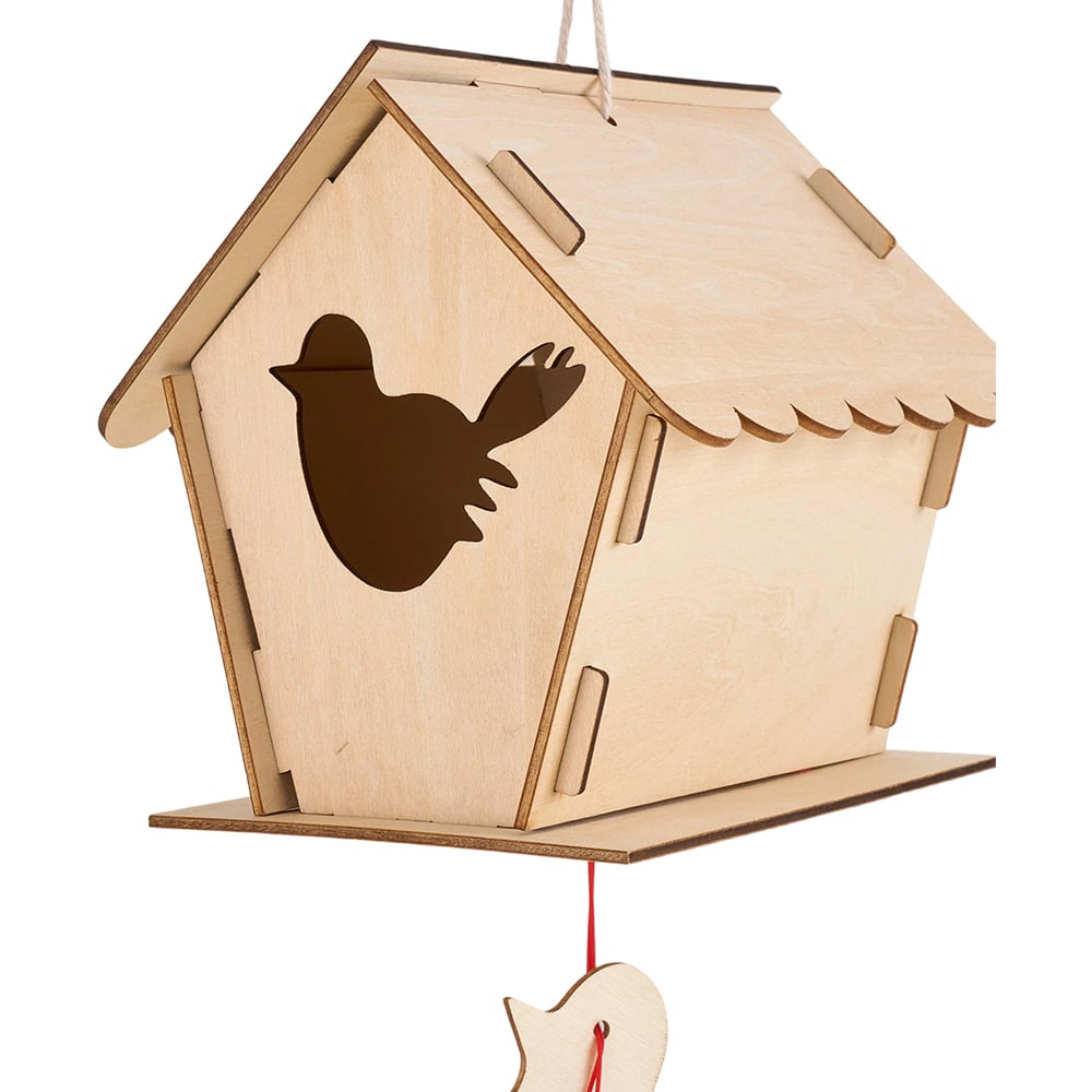 H&O Direct Kids DIY Wooden Birdhouse Art and Craft Kit 2 Pack Image 5