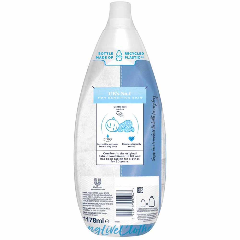 Comfort Pure Fabric Conditioner 78 Washes Case of 6 x 1.178L Image 3