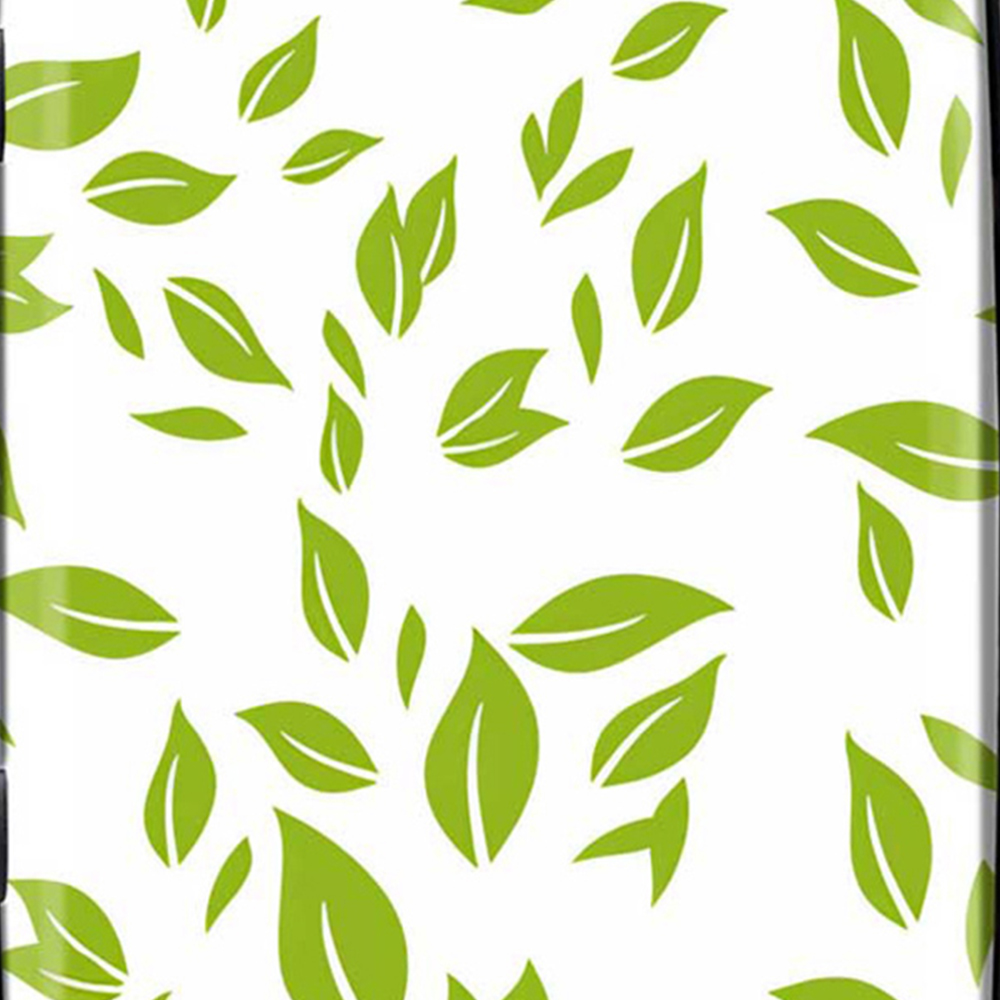 Warren Reed Designer Medium Green Leaves Suitcase Image 3