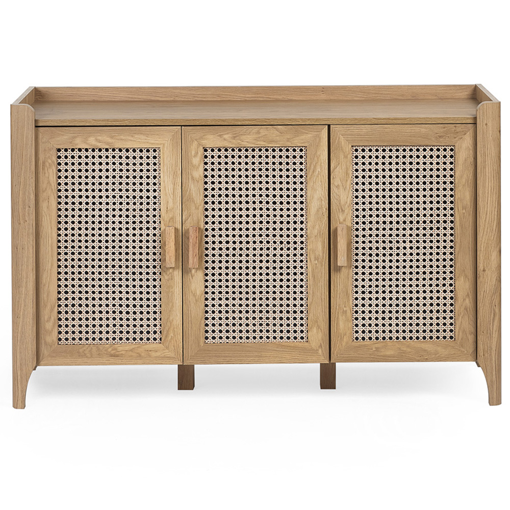 Julian Bowen Sydney 3 Door Rattan Effect Sideboard Image 3