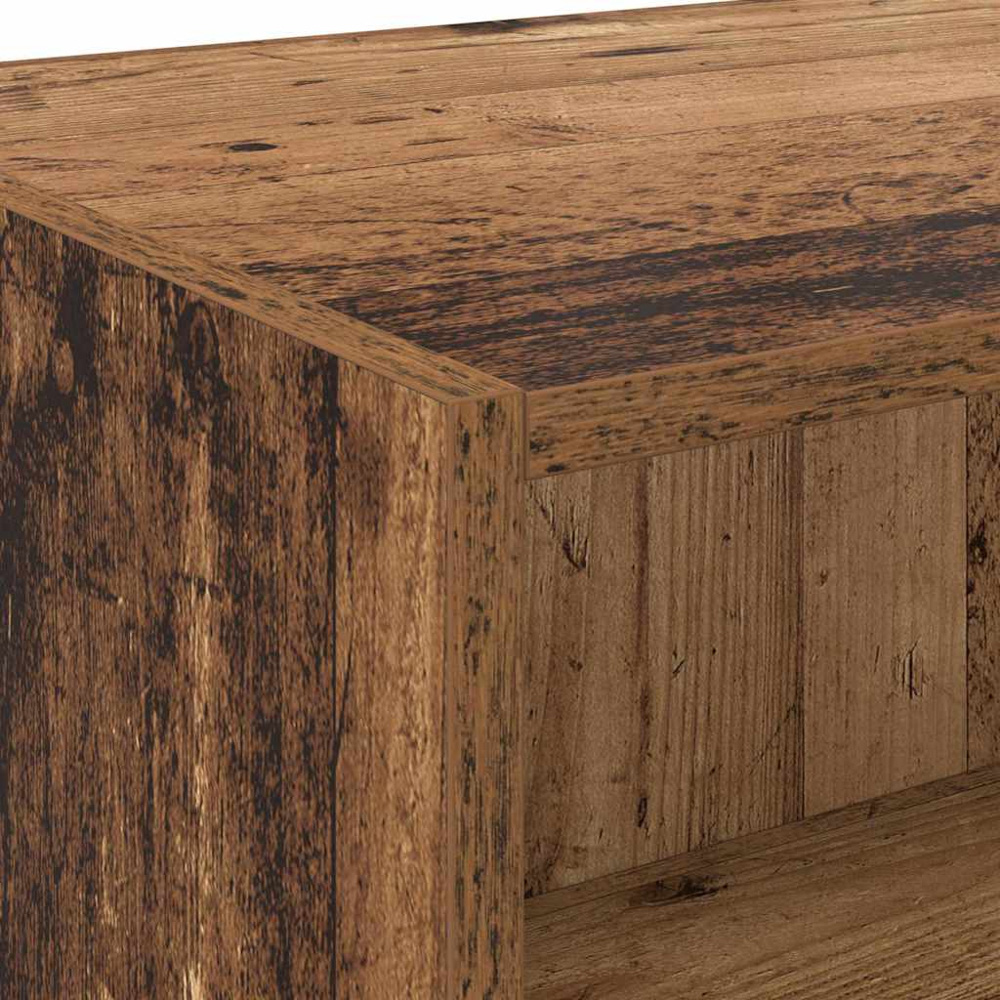 vidaXL 2 Door 3 Shelf Old Wood Sideboard Image 9