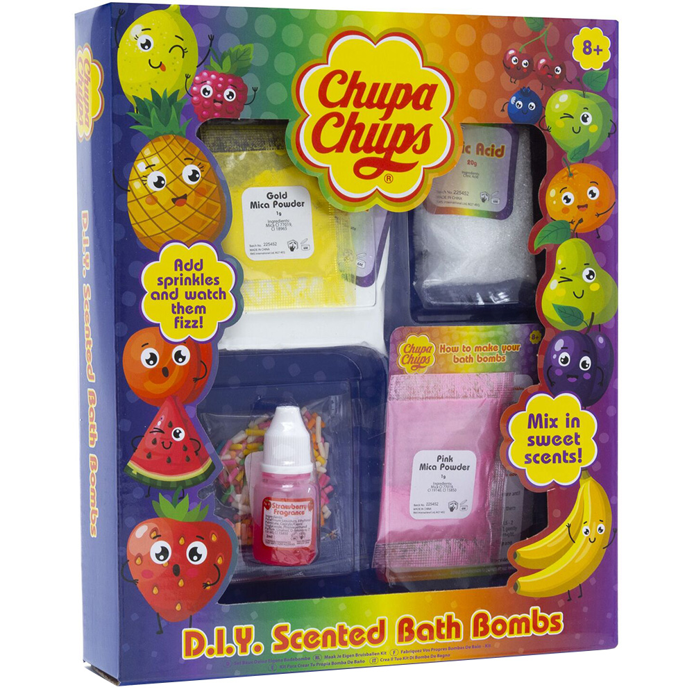 Chupa Chups Scented Bath Bomb Make Your Own Kit Image