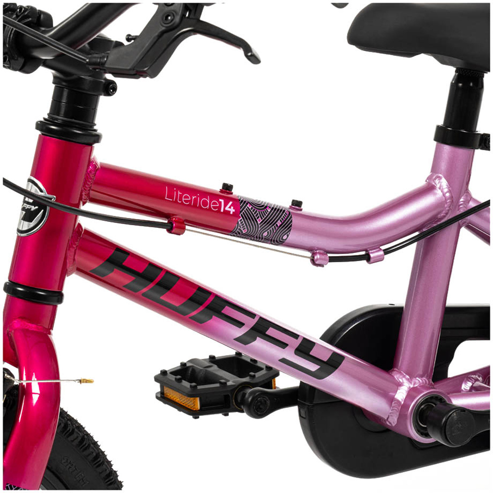 Huffy Literide Kids Single Speed 14 inch Bubblegum Pink Bike Image 2
