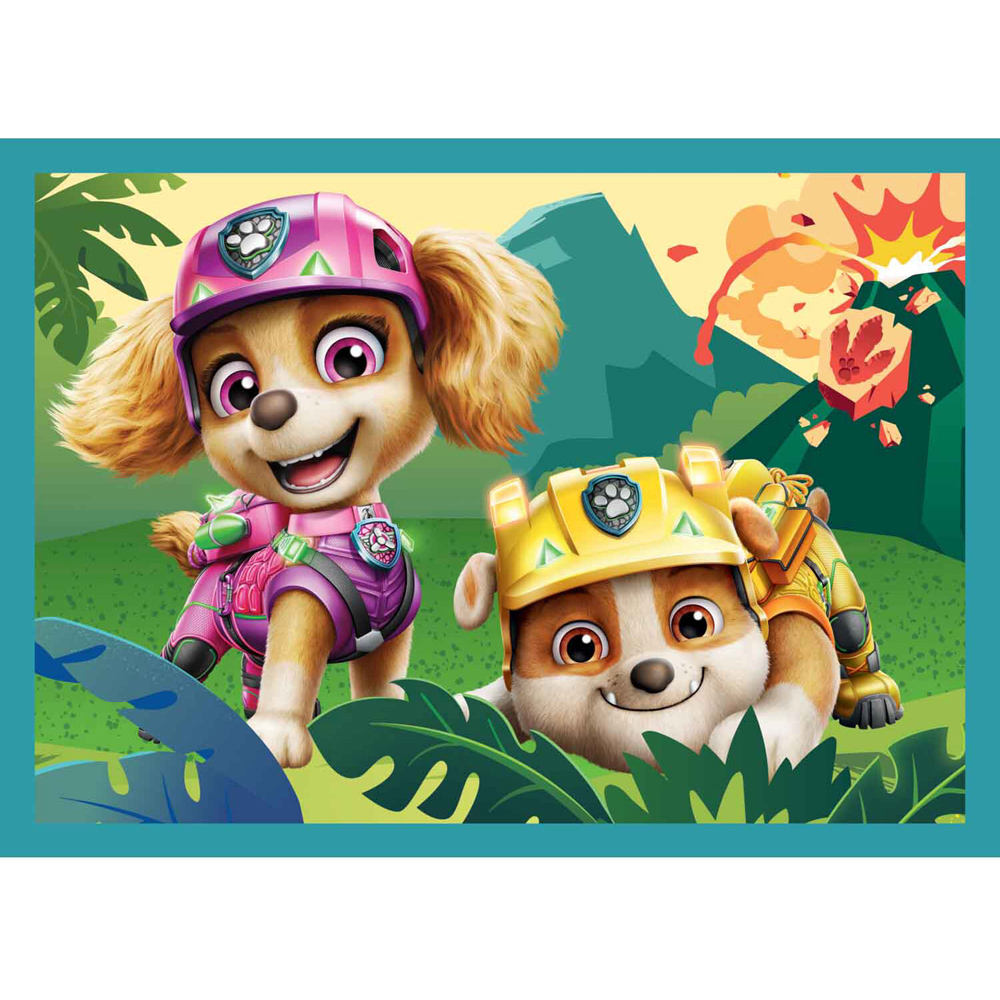 Paw Patrol Dino Movie 4-in-1 Puzzle Set Image 2