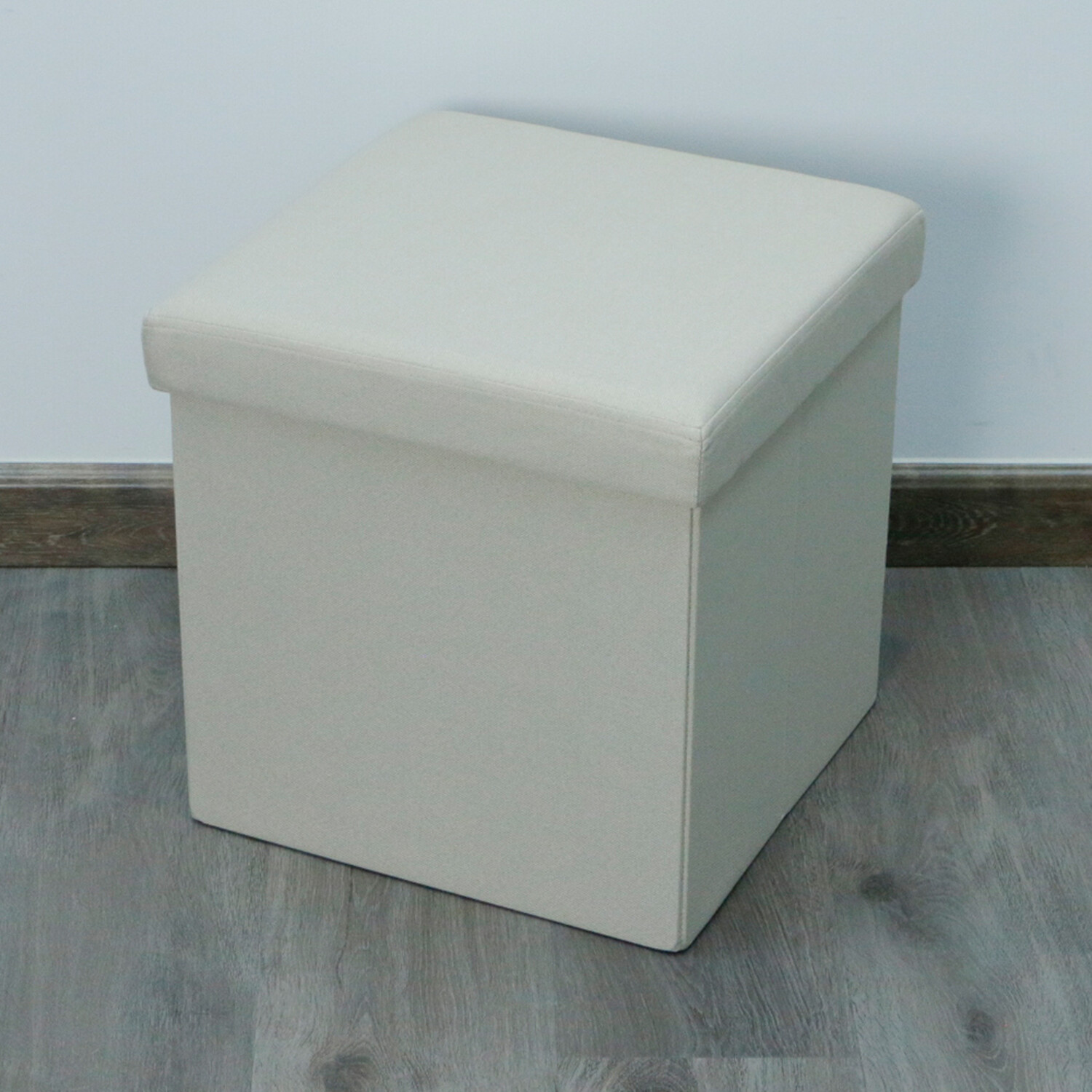 Seville Cream Linen Storage Box Image 4