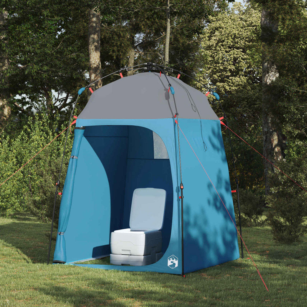vidaXL Shower Tent Blue Image 2