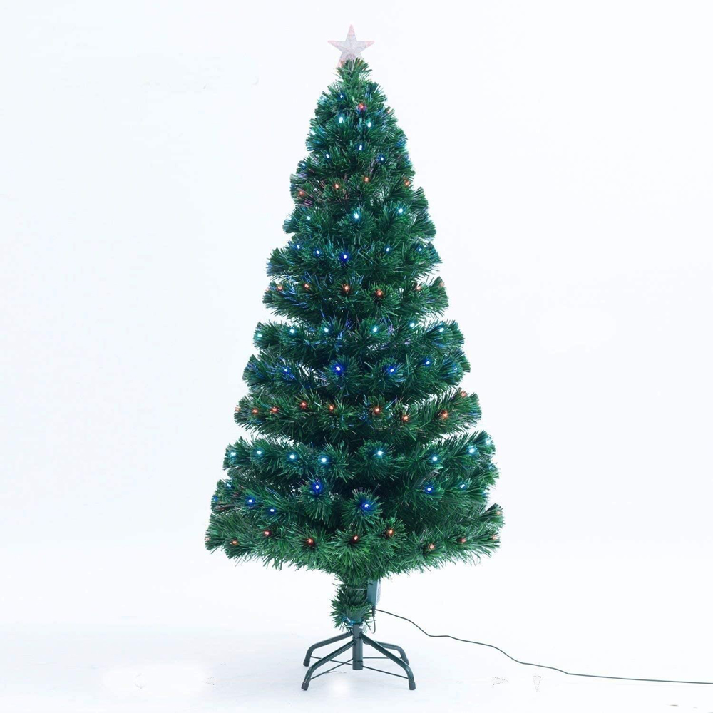 Shatchi Nebula Fibre Optic Artificial Christmas Tree 4ft Image 3