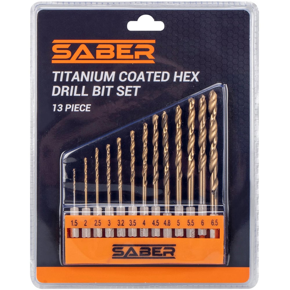 Saber Thirteen Piece Hex Drill Bit Set Image