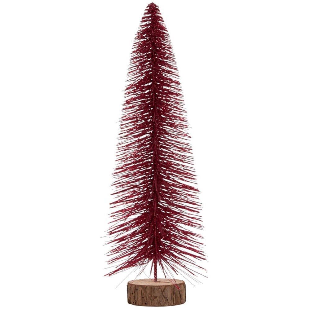 Traditonal Glitter Christmas Tree Image 7