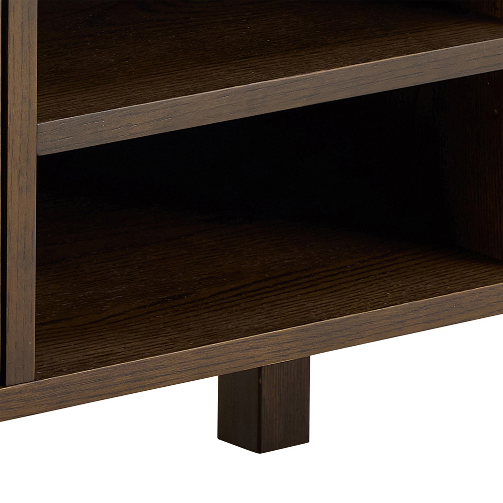 Florence Southampton 2 Door 2 Shelf Ceramic Cream TV Unit Image 5