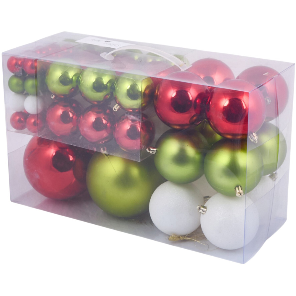 Pack of 94 Candy Cane Carnival Baubles Image 2