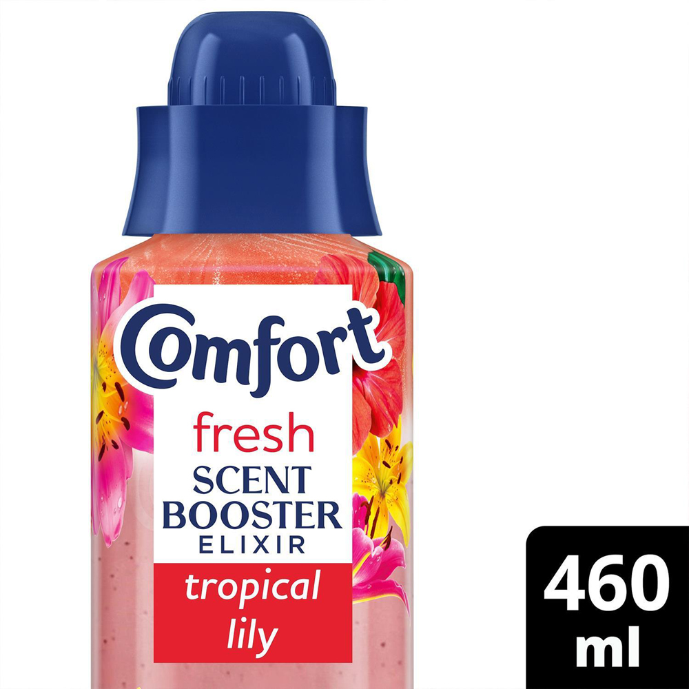 Comfort Fresh Tropical Lily Liquid Scent Booster Elixir 460ml 8 Pack Image 3