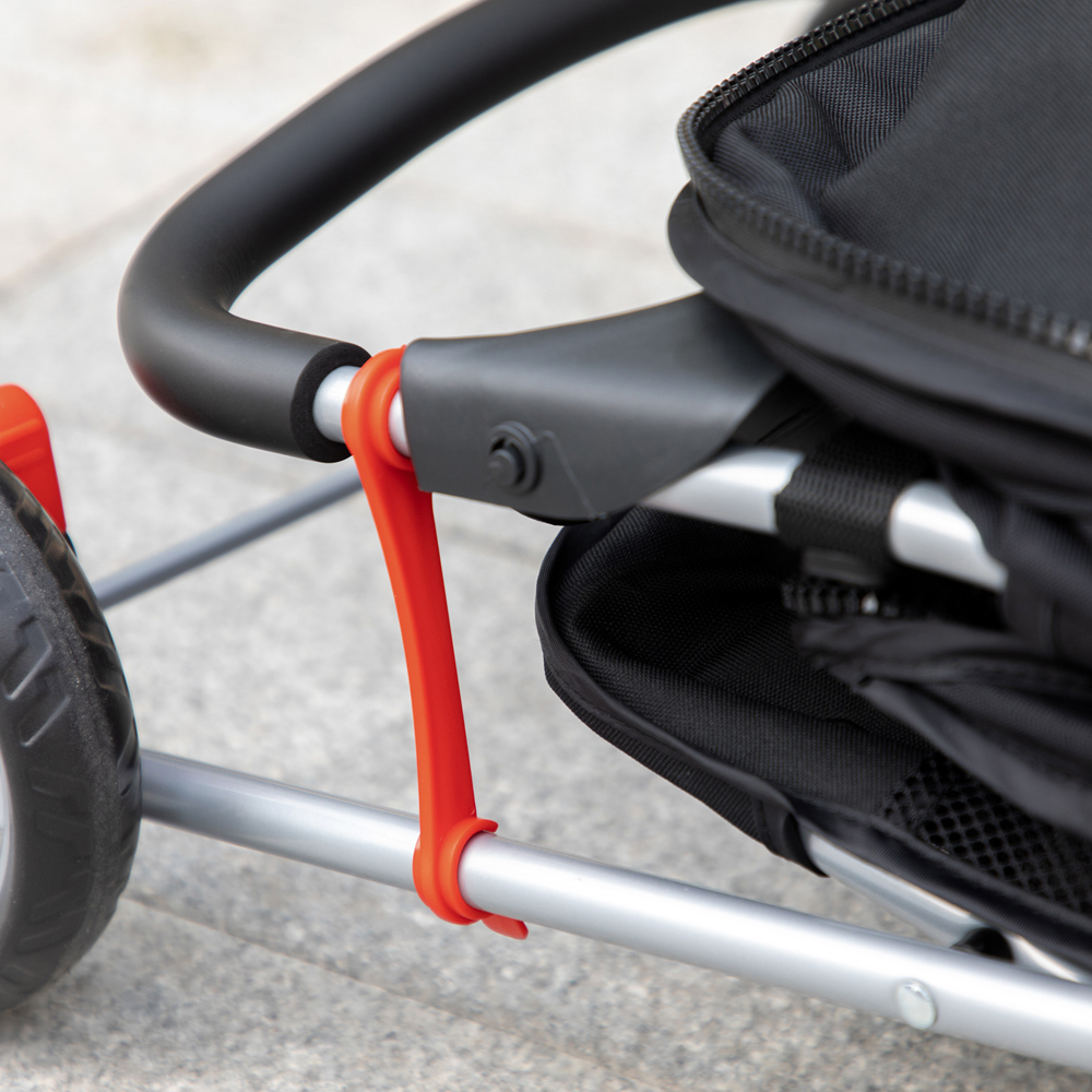 PawHut 3 Wheel Pet Stroller Black Image 3