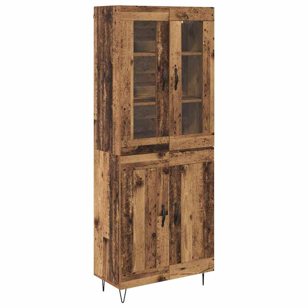 vidaXL 4 Door Old Wood Sideboard Image 2