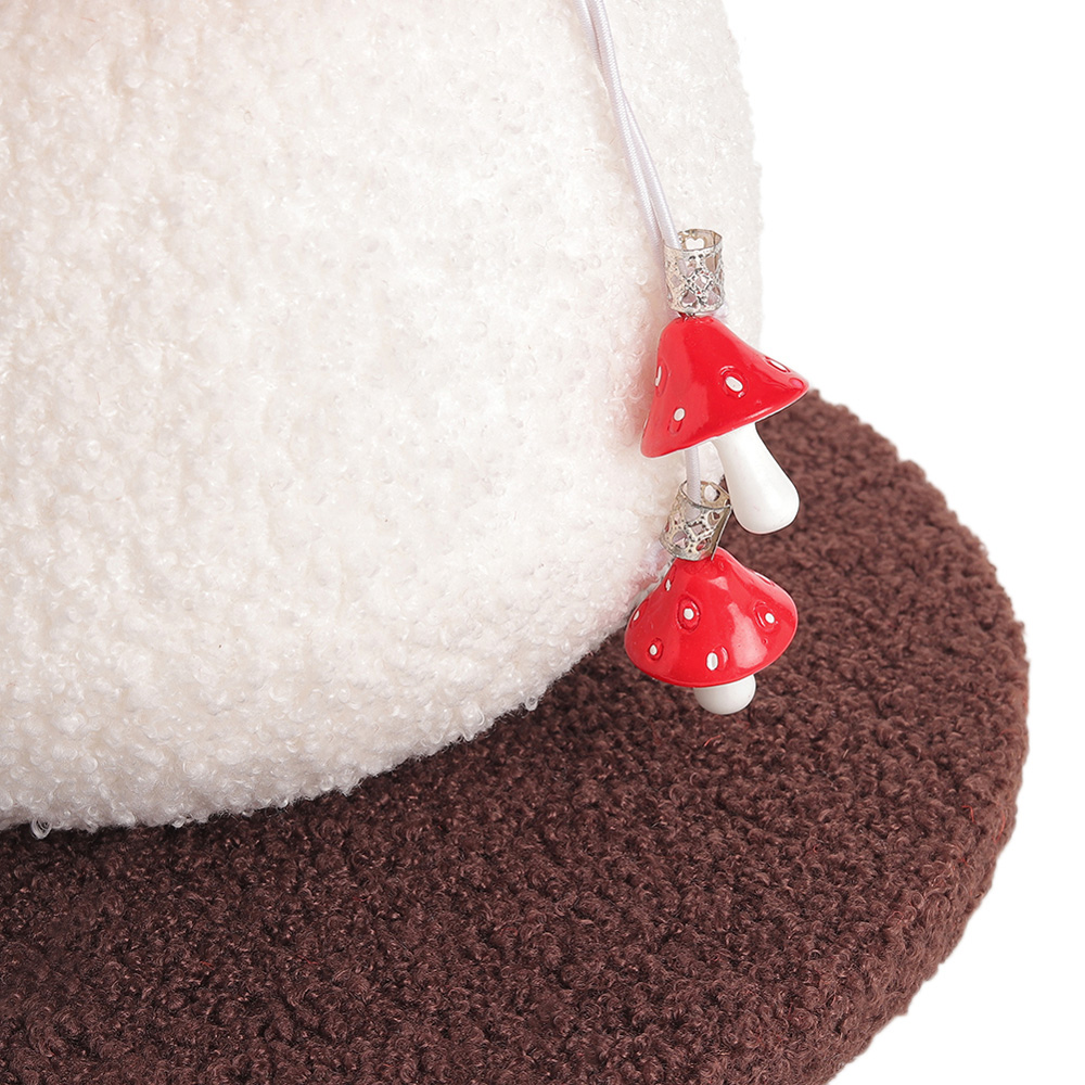 H&O Direct Natural Sisal Wrapped Red Mushroom Cat Scratcher Image 4