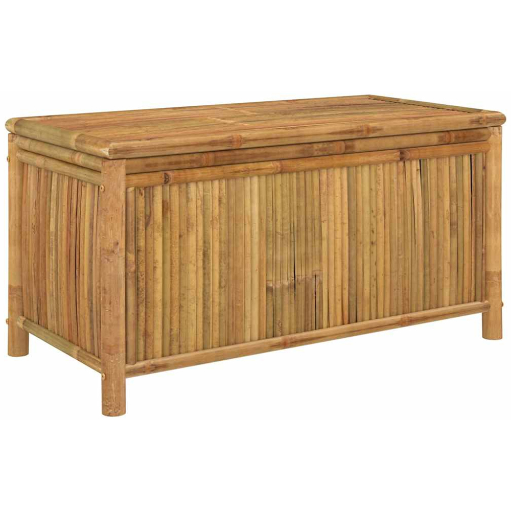 vidaXL 55 x 110 x 52cm Brown Bamboo Garden Storage Box Image 1