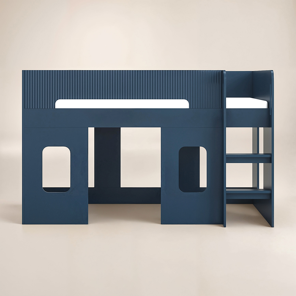 Flair Lino Navy Play House Mid Sleeper Image 3