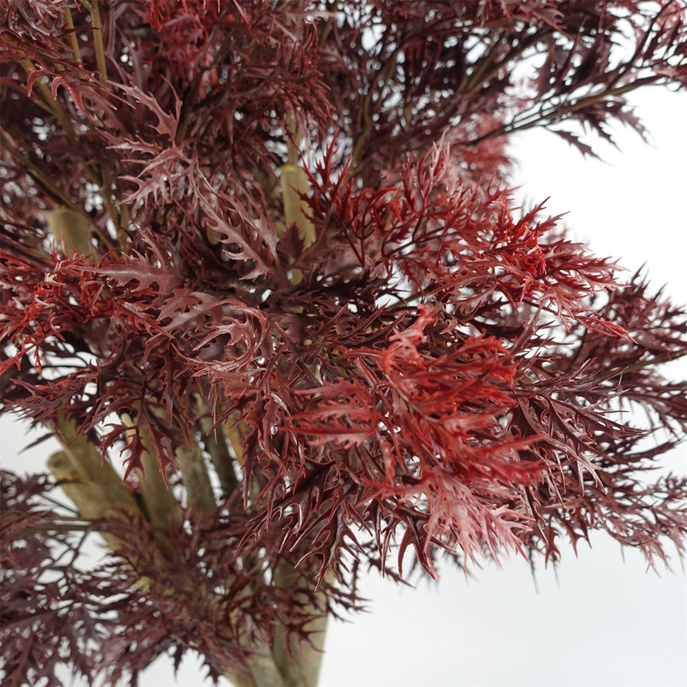 Botanik Red Aralia Artificial Tree in Pot 4ft Image 4