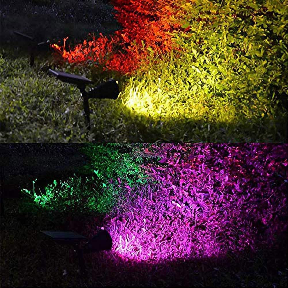 ENER-J 2 Pack RGB LED Garden Solar Spike Light Image 2