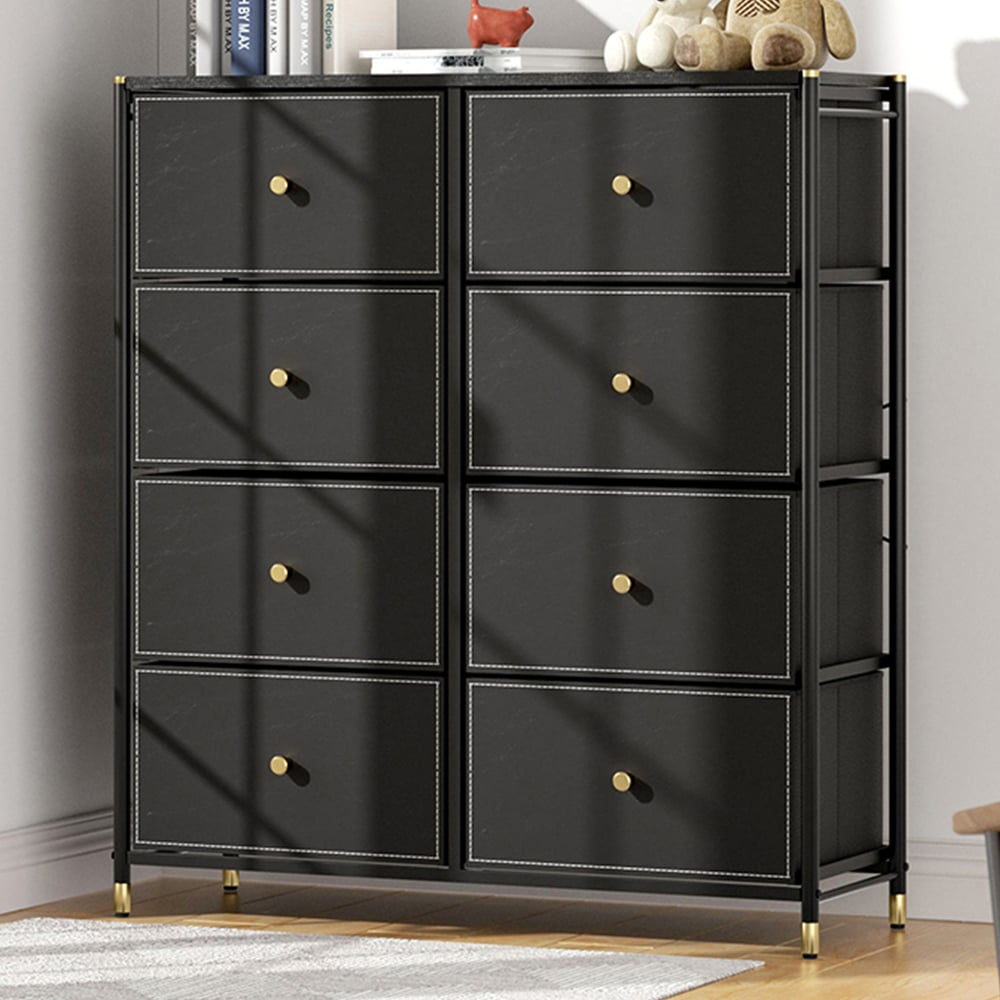 H&O Direct 8 Drawer Plastic Storage Cabinet Image 1