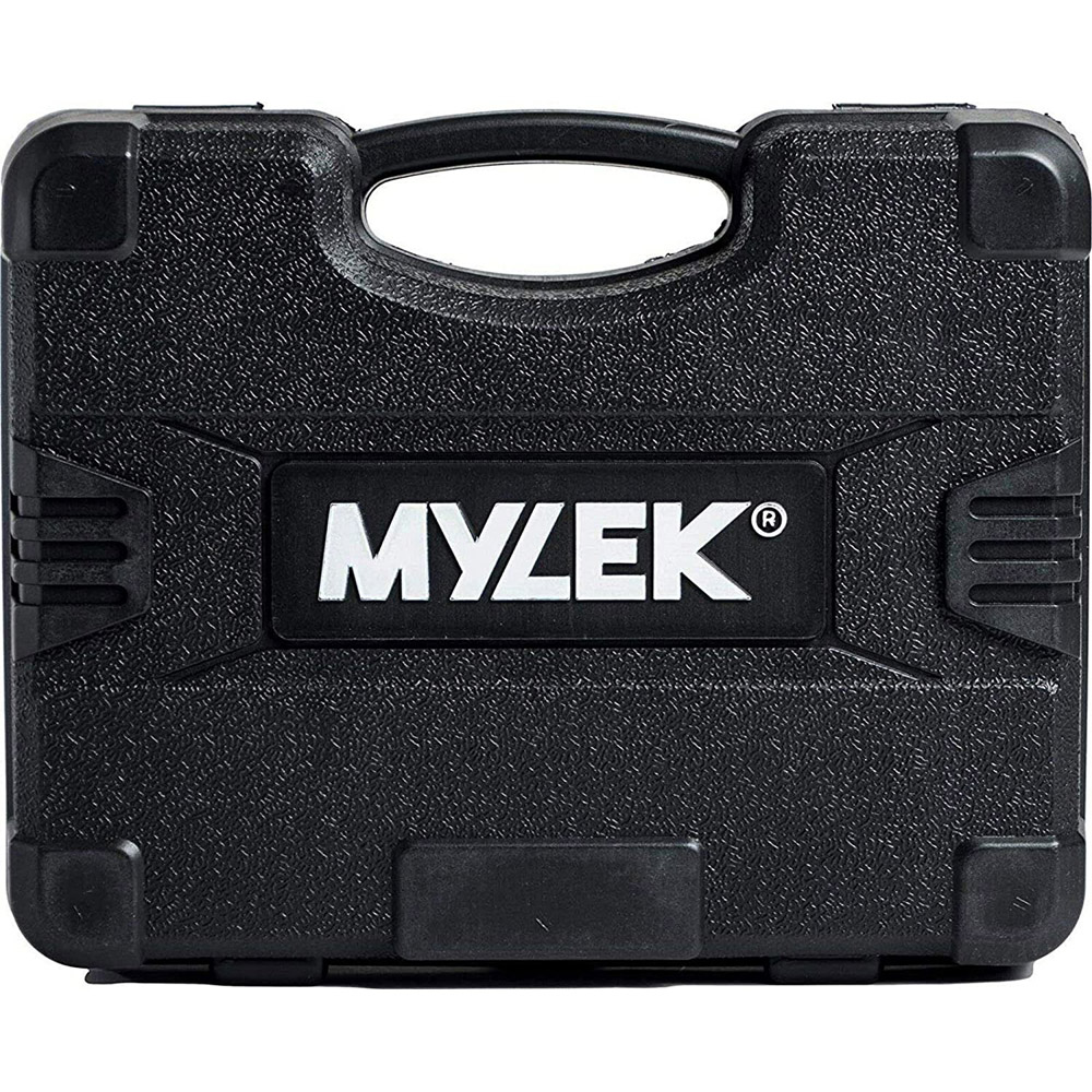 MYLEK 18V Lithium-Ion Drill Drive Including 13 Bits and Carry Case Image 6
