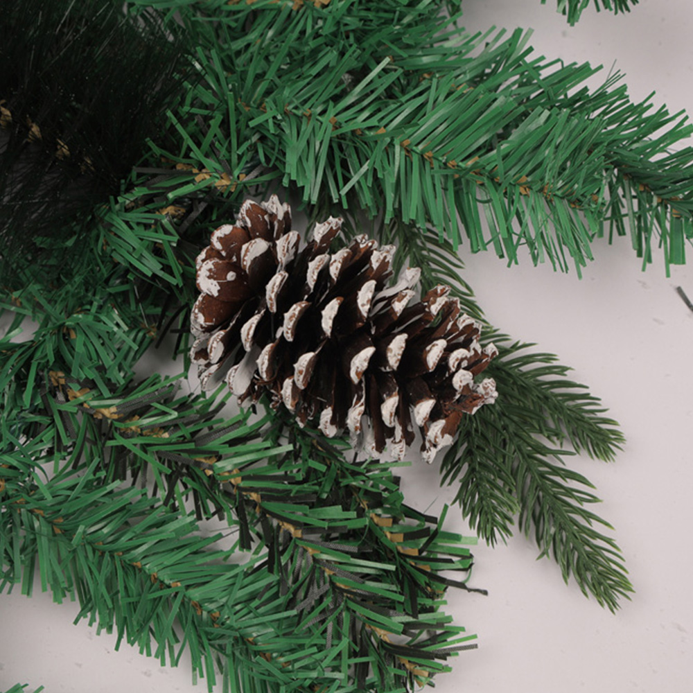 Groundlevel Pine Cones Festive Christmas Garland Image 3