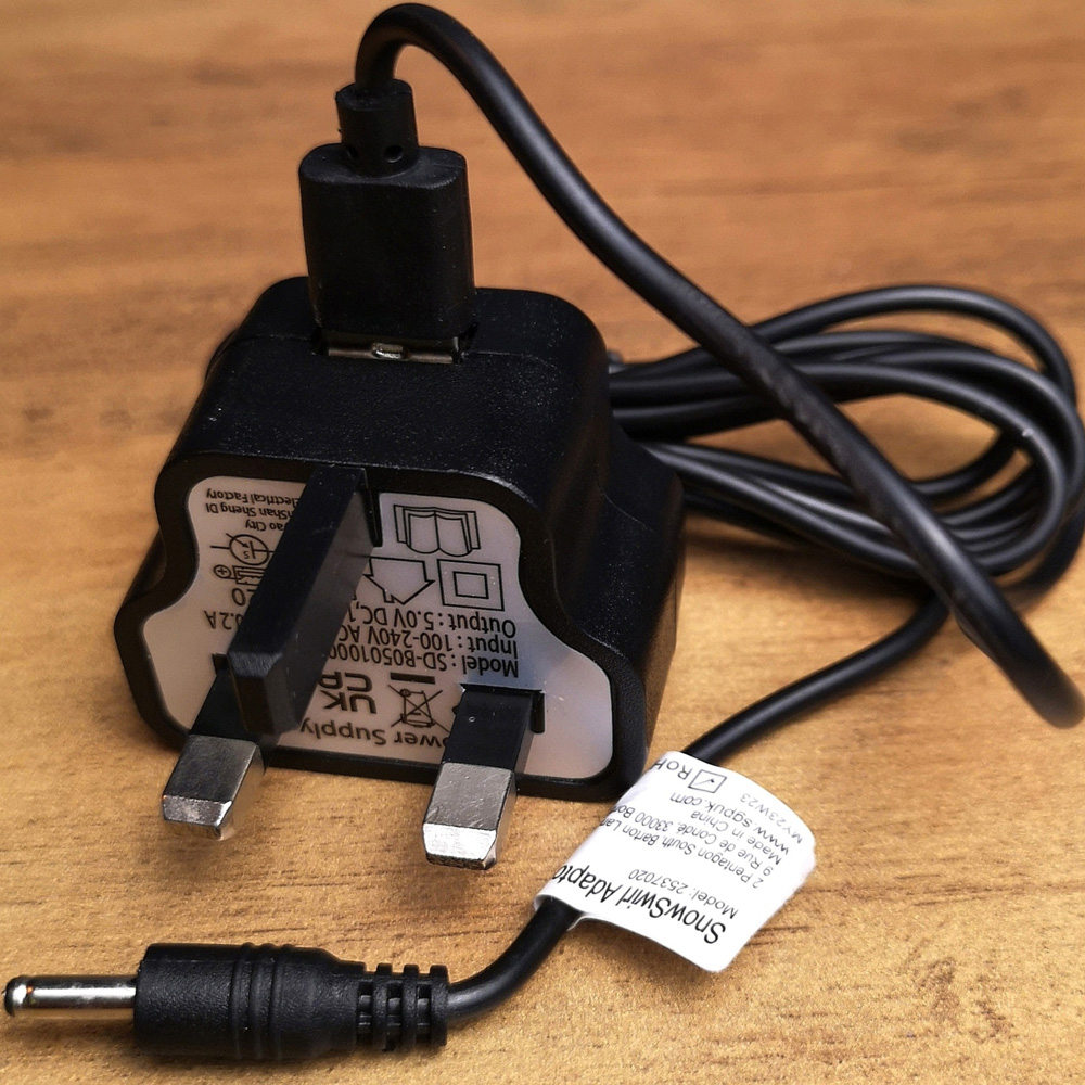 Samuel Alexander Black USB Adaptor Plug 1.5m Image 2