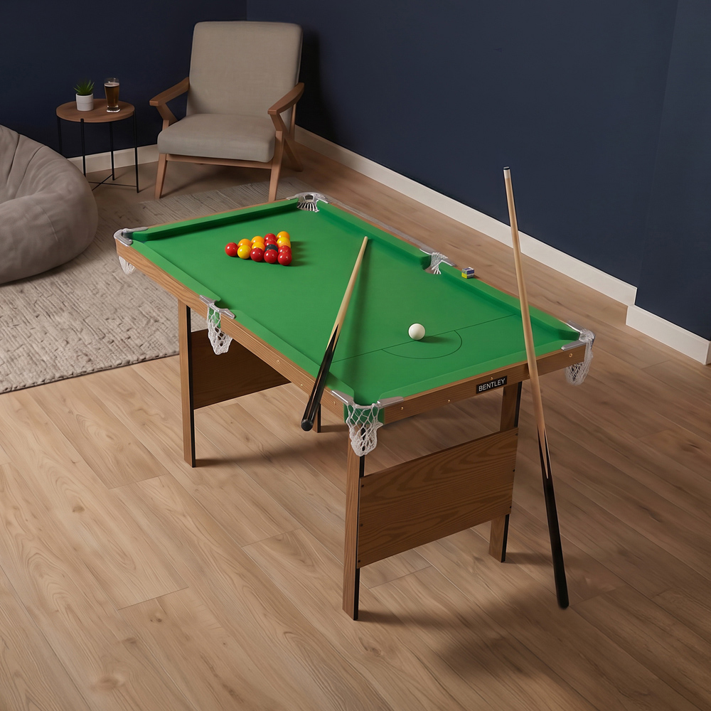 Charles Bentley Junior 4ft Pool Table Green Image 5