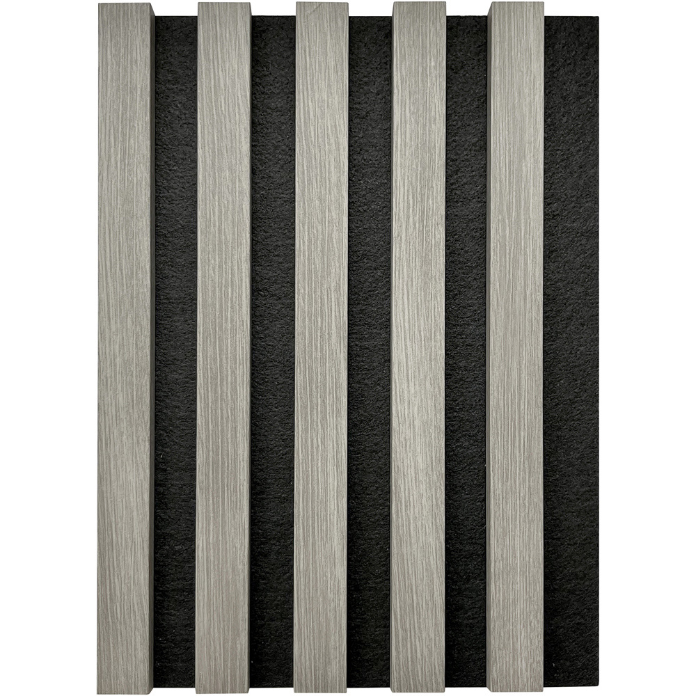 JB Kind 240 x 60.8cm Light Grey Laminate Acoustic Wall Panel Image 3