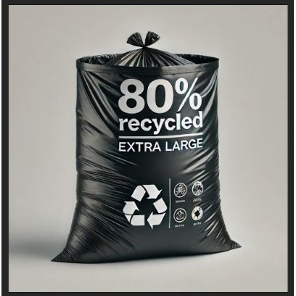 Hero Ultimate Extra Strong Bin Bags Black 158L 10 Pack Image 4