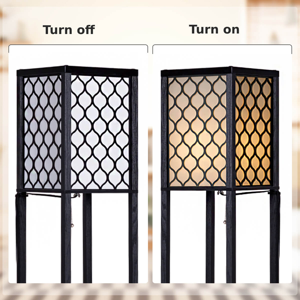 Costway 3 Shelf Floor Lamp Image 7