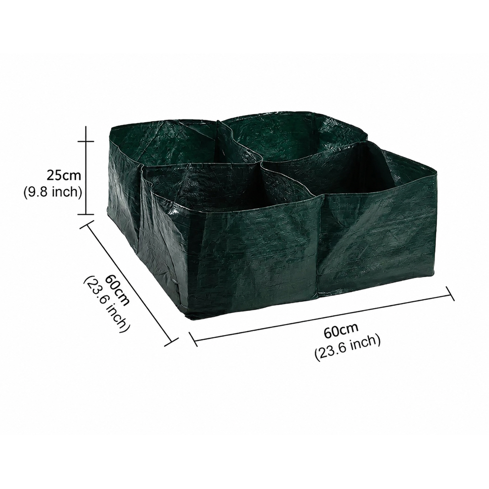 Avilo 4 Compartments Garden Vegetable Planter Bag Image 5