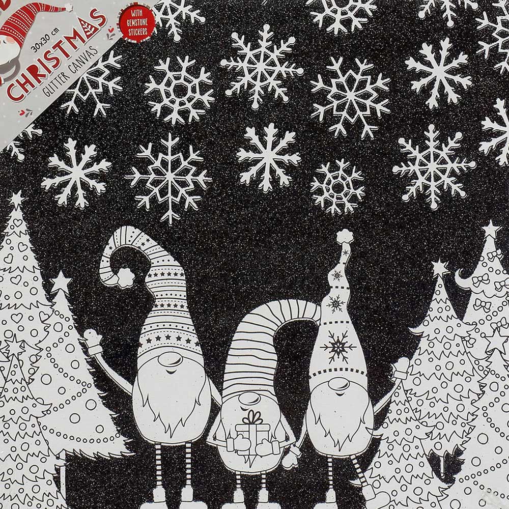 Craft Mania Gonk Glitter Canvas Image 2
