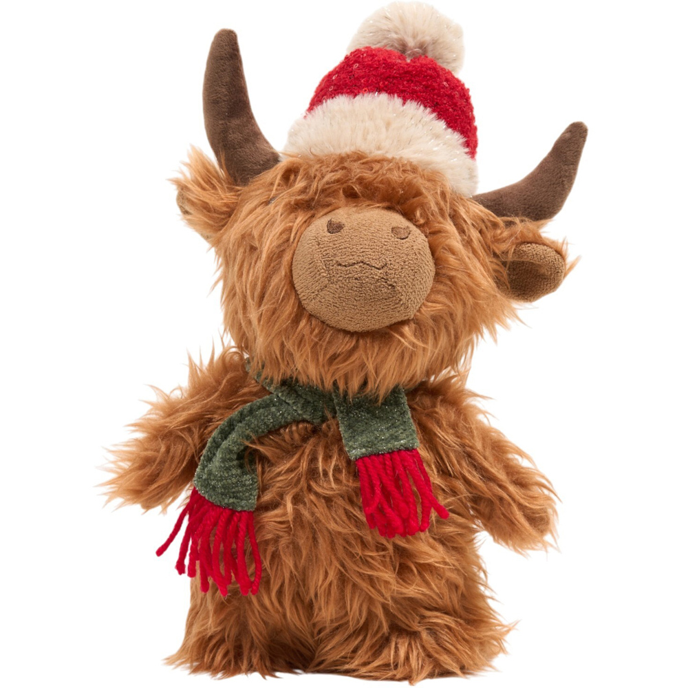 Cosy Christmas Highland Cow Image 2