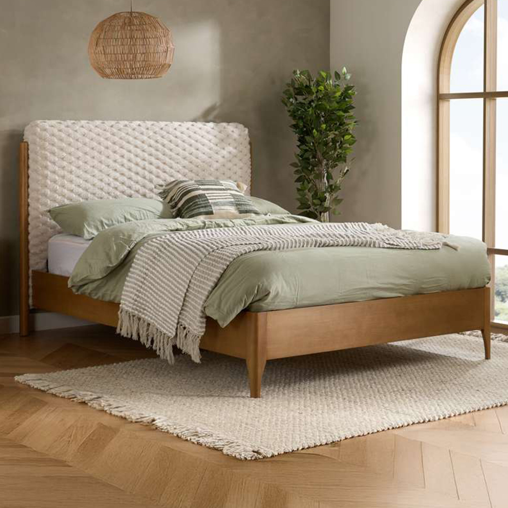 Birlea Hatti Double Faux Fur Bed Image 1